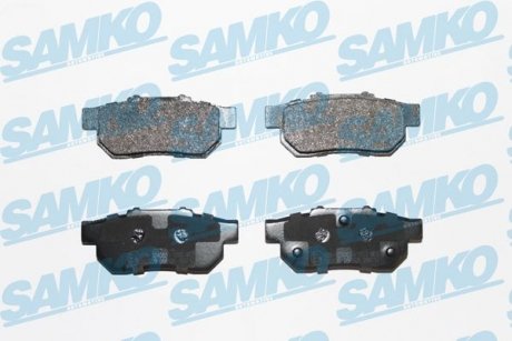 Гальмівні колодки, дискове гальмо (набір) SAMKO 5SP505 (фото 1)