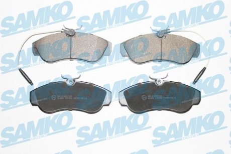 Гальмівні колодки, дискове гальмо (набір) SAMKO 5SP494