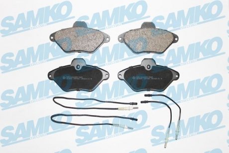 Гальмівні колодки, дискове гальмо (набір) SAMKO 5SP486