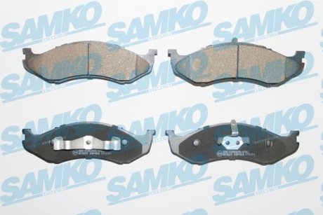 Гальмівні колодки, дискове гальмо (набір) SAMKO 5SP459 (фото 1)