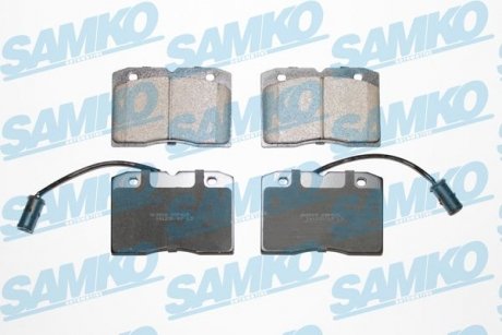 Гальмівні колодки, дискове гальмо (набір) SAMKO 5SP425