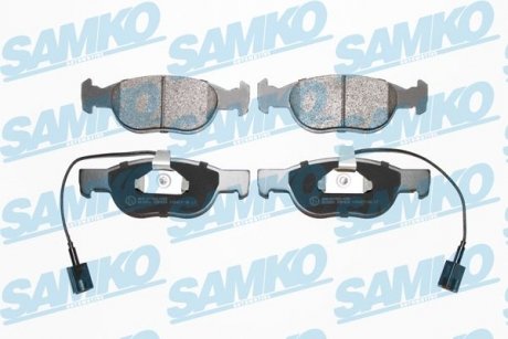 Гальмівні колодки, дискове гальмо (набір) SAMKO 5SP424