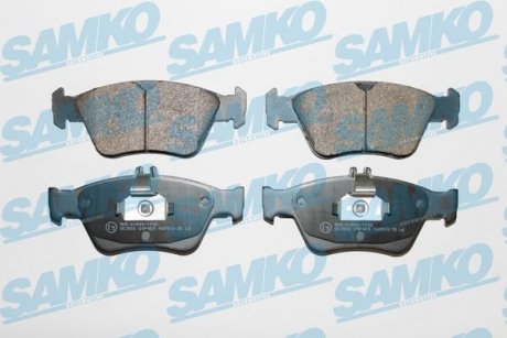 Гальмівні колодки, дискове гальмо (набір) SAMKO 5SP409 (фото 1)
