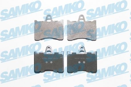 Гальмівні колодки, дискове гальмо (набір) SAMKO 5SP391 (фото 1)