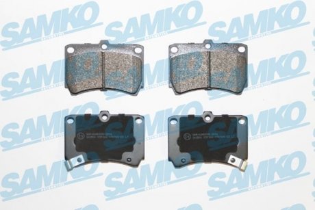 Гальмівні колодки, дискове гальмо (набір) SAMKO 5SP366