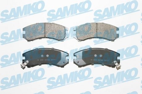 Гальмівні колодки, дискове гальмо (набір) SAMKO 5SP363