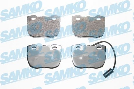 Гальмівні колодки, дискове гальмо (набір) SAMKO 5SP324 (фото 1)