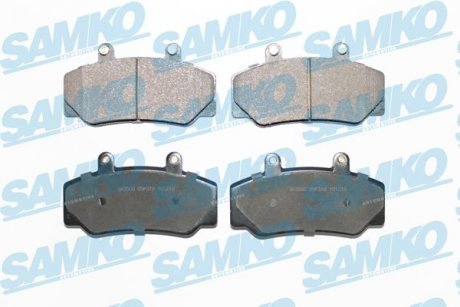 Гальмівні колодки, дискове гальмо (набір) SAMKO 5SP318 (фото 1)