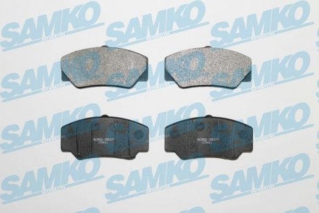 Гальмівні колодки, дискове гальмо (набір) SAMKO 5SP277 (фото 1)