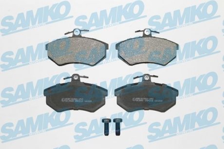 Гальмівні колодки, дискове гальмо (набір) SAMKO 5SP216 (фото 1)