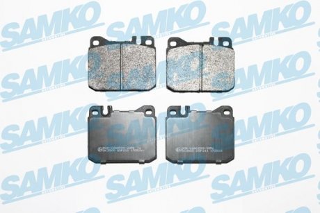 Гальмівні колодки, дискове гальмо (набір) SAMKO 5SP211