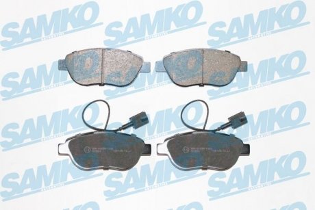 Гальмівні колодки, дискове гальмо (набір) SAMKO 5SP1657
