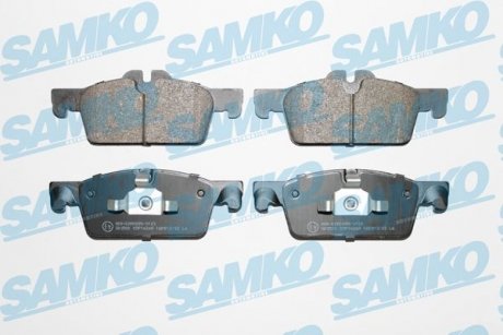 Гальмівні колодки, дискове гальмо (набір) SAMKO 5SP1626 (фото 1)