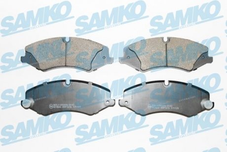 Гальмівні колодки, дискове гальмо (набір) SAMKO 5SP1616