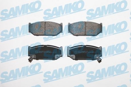 Гальмівні колодки, дискове гальмо (набір) SAMKO 5SP1594 (фото 1)