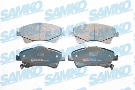 Гальмівні колодки, дискове гальмо (набір) SAMKO 5SP1589
