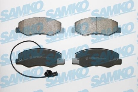 Гальмівні колодки, дискове гальмо (набір) SAMKO 5SP1570