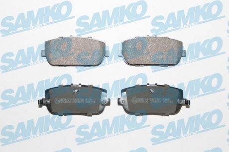 Гальмівні колодки, дискове гальмо (набір) SAMKO 5SP1554 (фото 1)