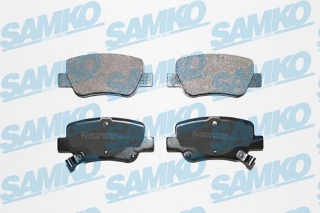Гальмівні колодки, дискове гальмо (набір) SAMKO 5SP1522