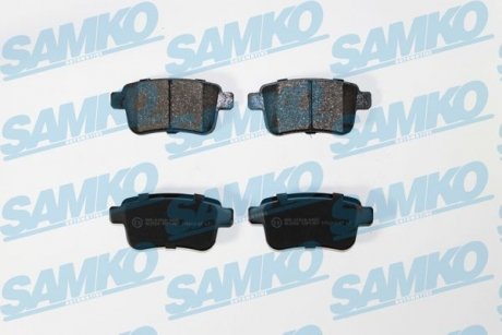 Гальмівні колодки, дискове гальмо (набір) SAMKO 5SP1487