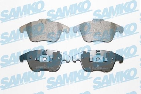 Гальмівні колодки, дискове гальмо (набір) SAMKO 5SP1486 (фото 1)