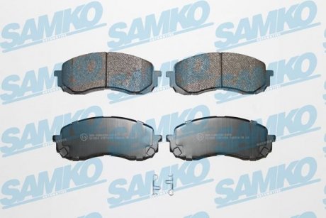Гальмівні колодки, дискове гальмо (набір) SAMKO 5SP1454