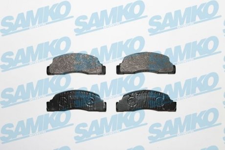 Гальмівні колодки, дискове гальмо (набір) SAMKO 5SP142