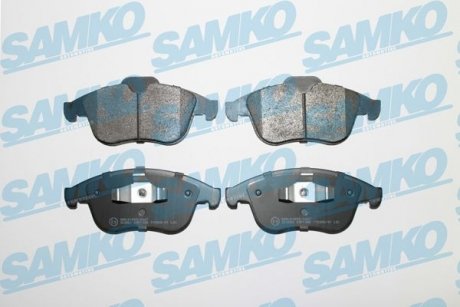 Гальмівні колодки, дискове гальмо (набір) SAMKO 5SP1388 (фото 1)