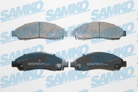 Гальмівні колодки, дискове гальмо (набір) SAMKO 5SP1372