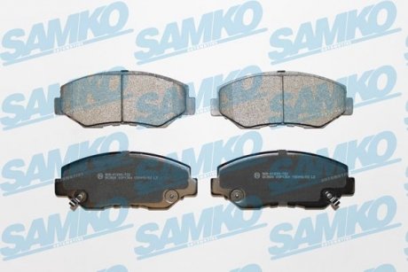 Гальмівні колодки, дискове гальмо (набір) SAMKO 5SP1364 (фото 1)