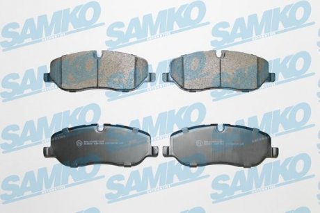 Гальмівні колодки, дискове гальмо (набір) SAMKO 5SP1360 (фото 1)