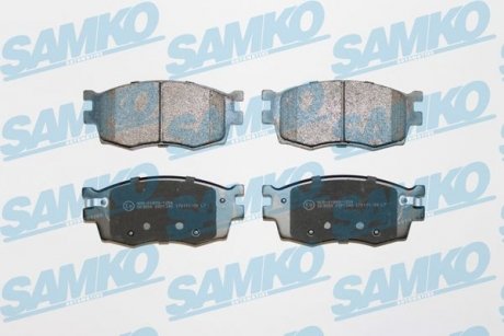 Гальмівні колодки, дискове гальмо (набір) SAMKO 5SP1345 (фото 1)