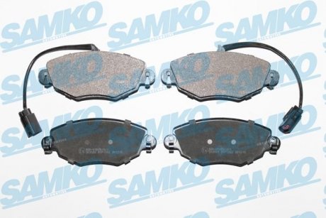 Гальмівні колодки, дискове гальмо (набір) SAMKO 5SP1302