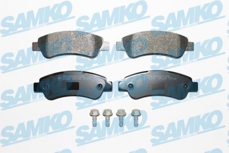 Гальмівні колодки, дискове гальмо (набір) SAMKO 5SP1289 (фото 1)