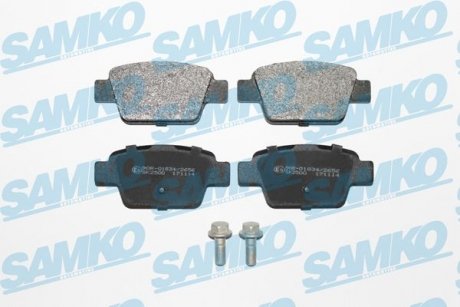Гальмівні колодки, дискове гальмо (набір) SAMKO 5SP1269