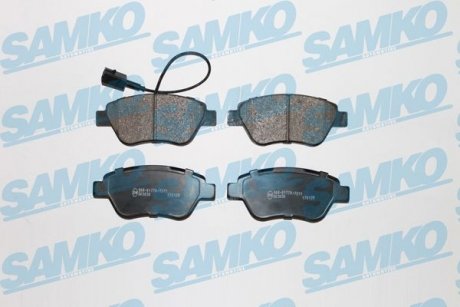 Гальмівні колодки, дискове гальмо (набір) SAMKO 5SP1266