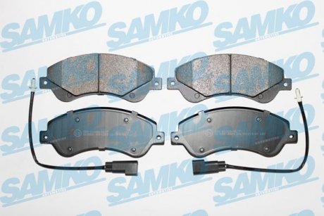 Гальмівні колодки, дискове гальмо (набір) SAMKO 5SP1259
