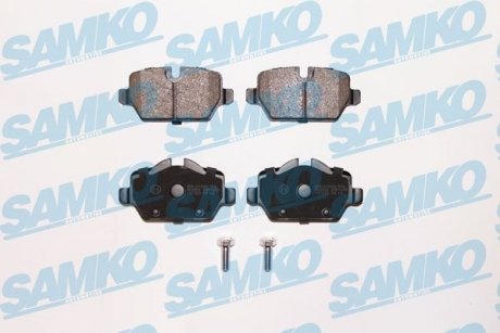 Гальмівні колодки, дискове гальмо (набір) SAMKO 5SP1249 (фото 1)