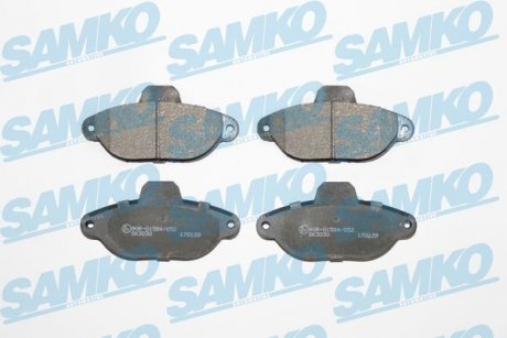 Гальмівні колодки, дискове гальмо (набір) SAMKO 5SP1191