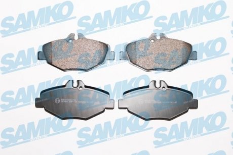 Гальмівні колодки, дискове гальмо (набір) SAMKO 5SP1124 (фото 1)