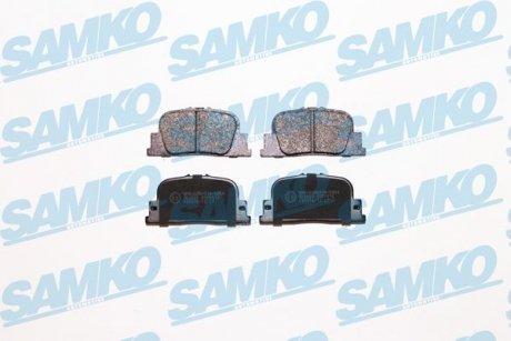 Гальмівні колодки, дискове гальмо (набір) SAMKO 5SP1112 (фото 1)