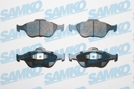 Гальмівні колодки, дискове гальмо (набір) SAMKO 5SP1088 (фото 1)