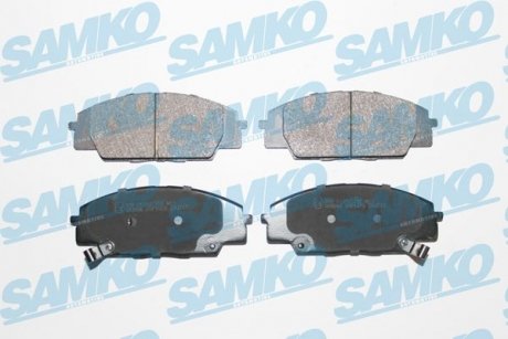Гальмівні колодки, дискове гальмо (набір) SAMKO 5SP1070 (фото 1)