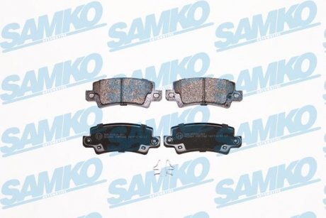 Гальмівні колодки, дискове гальмо (набір) SAMKO 5SP1068