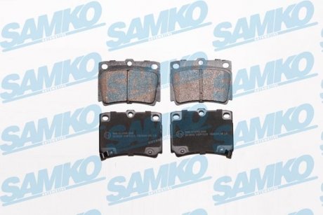 Гальмівні колодки, дискове гальмо (набір) SAMKO 5SP1029 (фото 1)