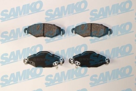 Гальмівні колодки, дискове гальмо (набір) SAMKO 5SP1001