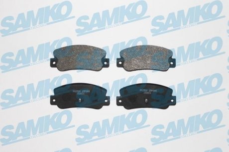 Гальмівні колодки, дискове гальмо (набір) SAMKO 5SP095 (фото 1)
