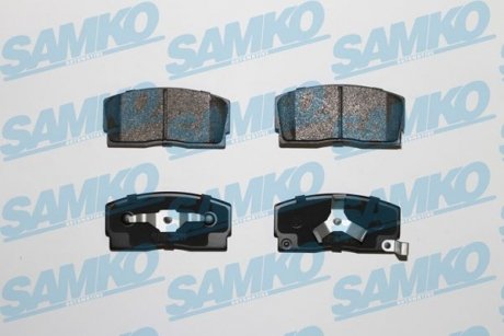 Гальмівні колодки, дискове гальмо (набір) SAMKO 5SP055