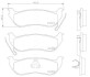 Гальмівні колодки, дискове гальмо (набір) BREMBO P37009 (фото 1)