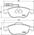 Гальмівні колодки, дискове гальмо (набір) BREMBO P23075 (фото 1)